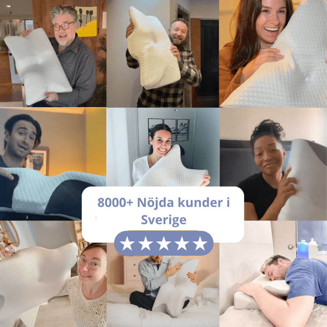 Ergonomisk Nackkudde – Sov bättre känn skillnaden i nacken!