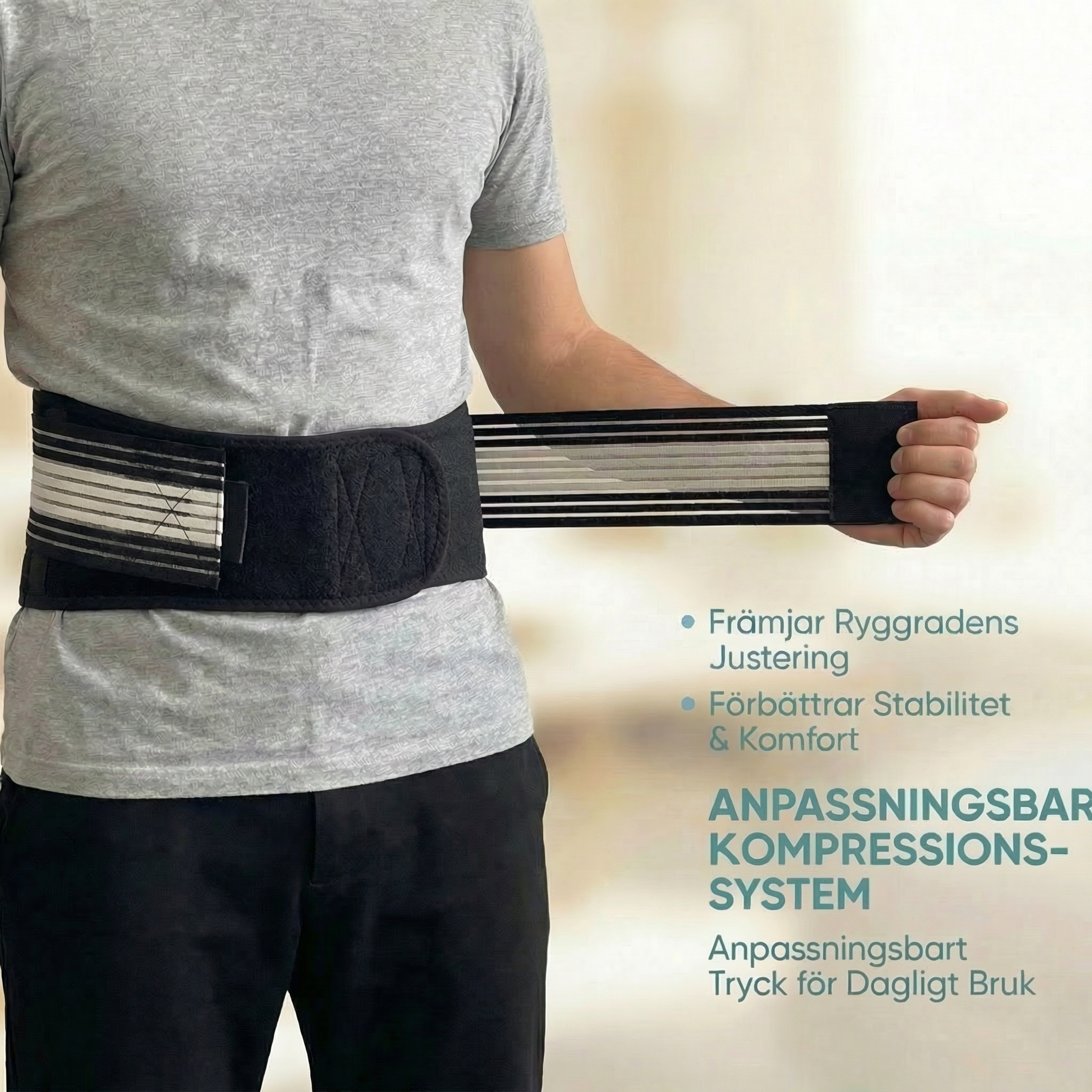 Rygghållare - Lösningen på din smärta!