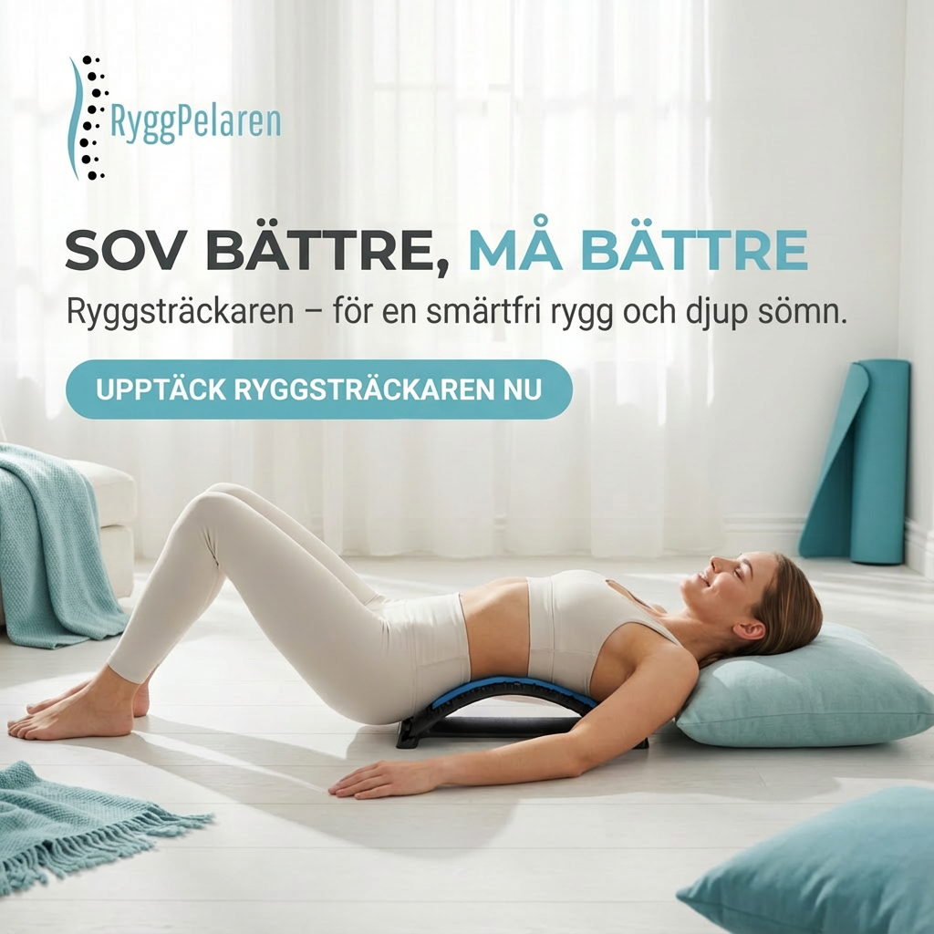 Ortopedisk Ryggsträckare - Förhindra smärta idag!