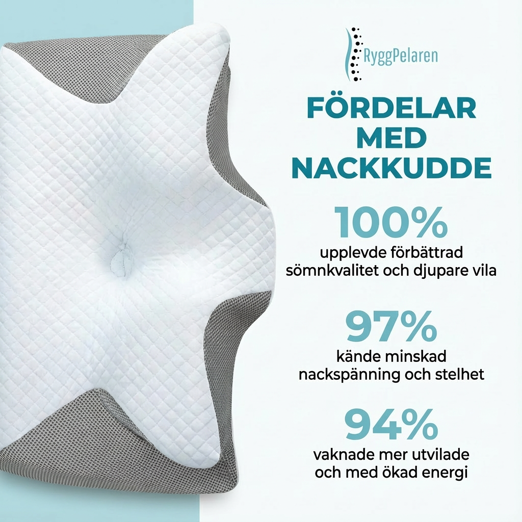 Ergonomisk Nackkudde – Sov bättre känn skillnaden i nacken!