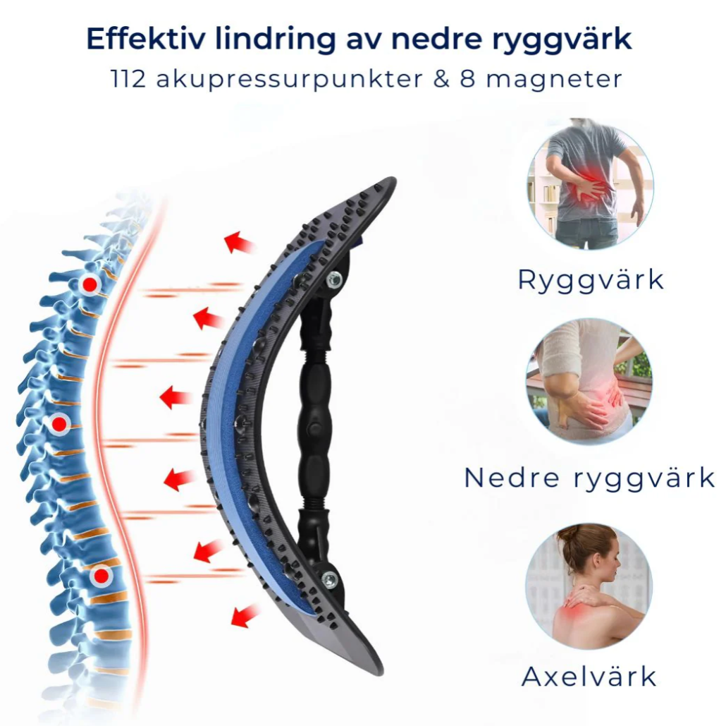 Ortopedisk Ryggsträckare - Förhindra smärta idag!